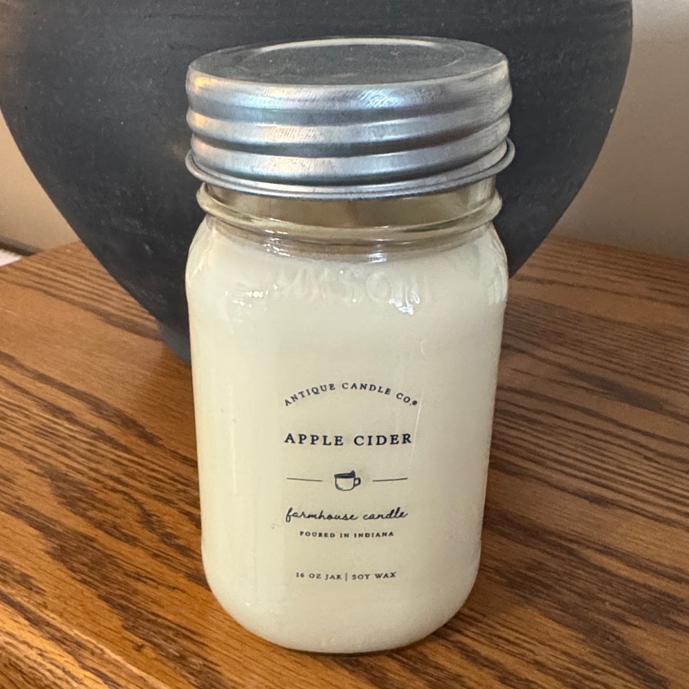 Antique Candle Co Apple Cider - retired scent - 16oz Candle New!
